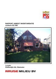 RAPPORT ASBEST INVENTARISATIE conform SC-540