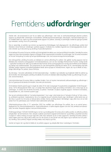 Fremtidens udfordringer - Fremtidens Politi