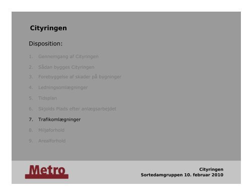 Cityringen Øster Søgade - Sortedamgruppen