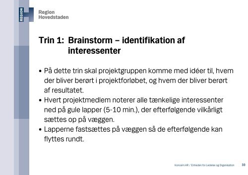 Ledelsesguide og metodesamling - Region Hovedstaden