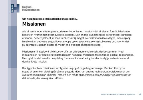 Ledelsesguide og metodesamling - Region Hovedstaden