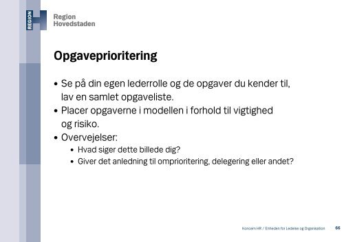 Ledelsesguide og metodesamling - Region Hovedstaden