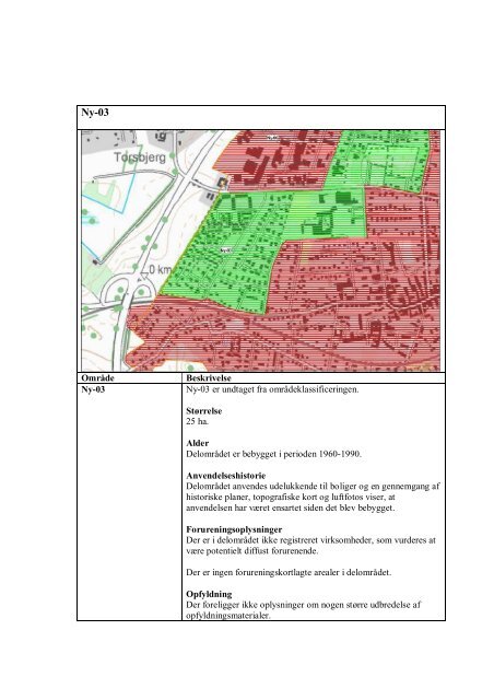 Regulativ for områdeklassificering.pdf - Odsherred Kommune