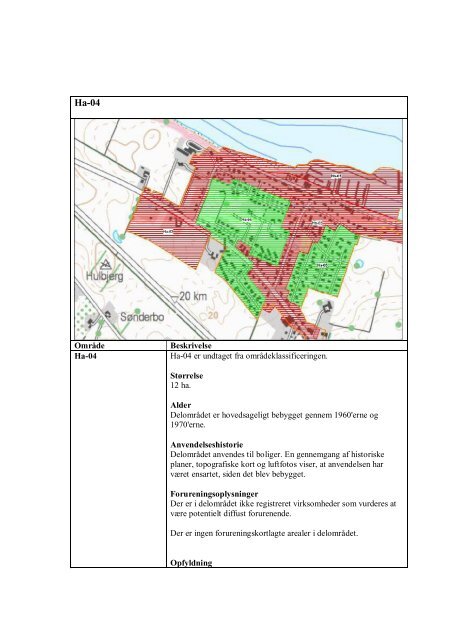 Regulativ for områdeklassificering.pdf - Odsherred Kommune