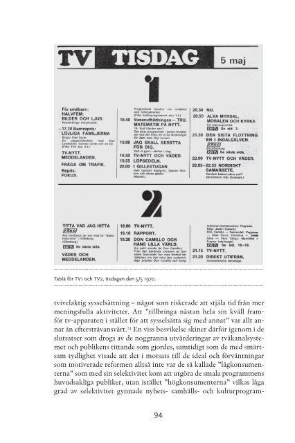 Svensk television - en mediehistoria