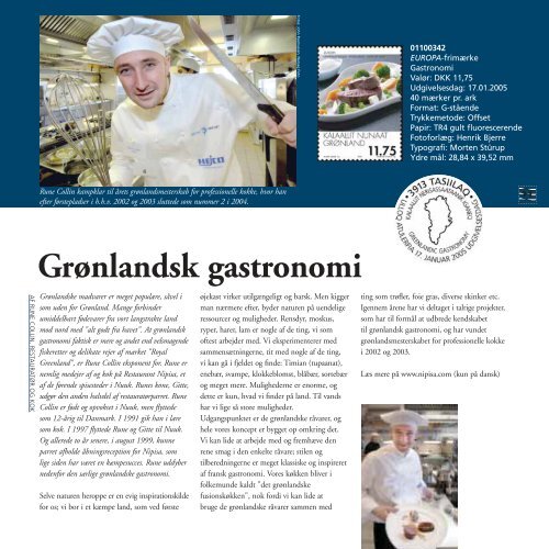 en pdf-fil af bladet her - POST Greenland - Filatelia