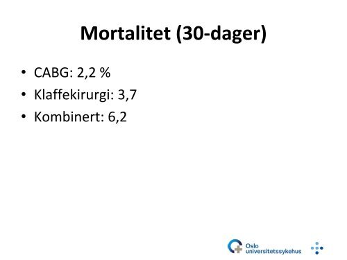 Postoperativ sykepleie etter hjertekirurgi - Intensivt i Oslo