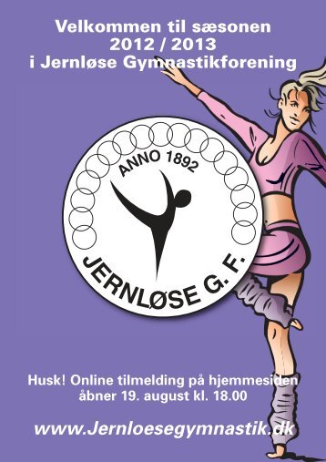 Program for 2012/2013 - Jernløse Gymnastikforening