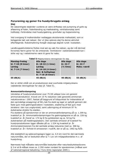 Miljøgodkendelse efter Husdyrgodkendelseslovens §11 - Nordfyns ...