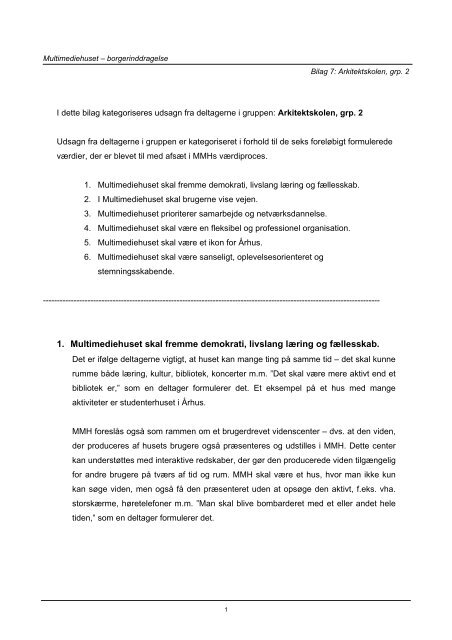 Borgerinddragelsesproces (pdf) - Urban Mediaspace Aarhus