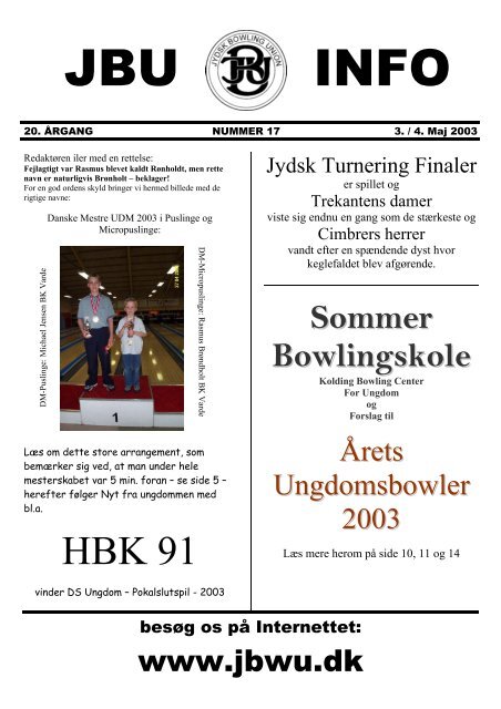 Tryk Her - Jydsk Bowling Union