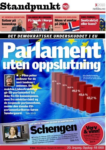 Standpunkt 3-2010 - Nei til EU