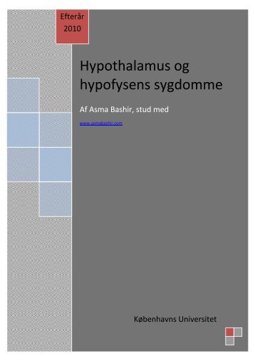 Hypothalamus og hypofysens sygdomme - Asma Bashir