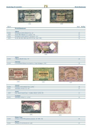 World Banknotes - Mpo