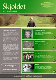 Skjoldet 1 (pdf) - Proark Golf