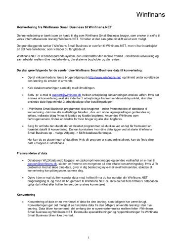 Her kan du hente vejledningen - Winfinans