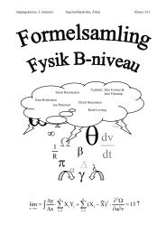 Formelsamling B-niveau projekt [pdf] - sorenr.dk