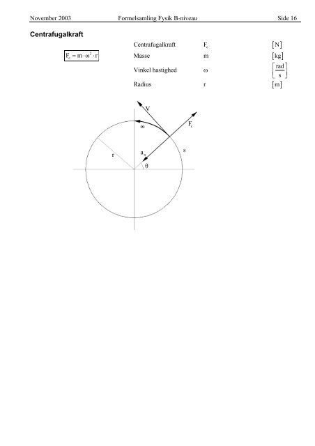 Formelsamling B-niveau projekt [pdf] - sorenr.dk