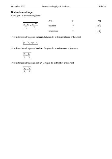 Formelsamling B-niveau projekt [pdf] - sorenr.dk