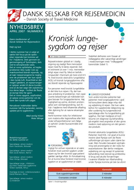 april 2007 - Dansk selskab for rejsemedicin