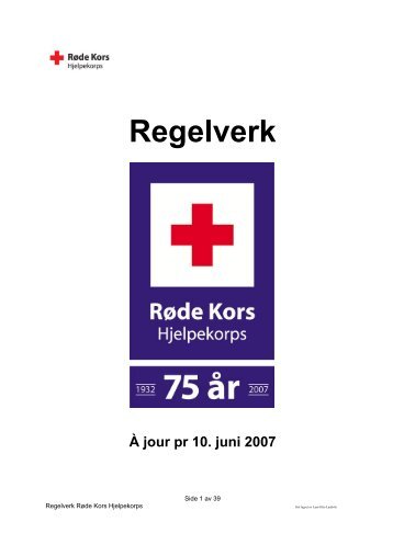 Regelverk - baerumrkh.no