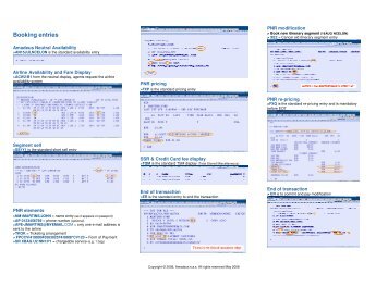 Booking through Amadeus Ticketless Access