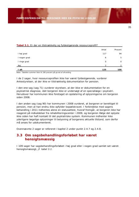 Førtidspension til personer med en psykisk lidelse - Ankestyrelsen