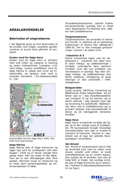 Etablering af jorddepot i forbindelse med udvidelse af Køge Havn og ...