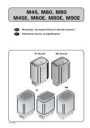 M45, M60, M80 M45E, M60E, M80E, M90E - Interbauen