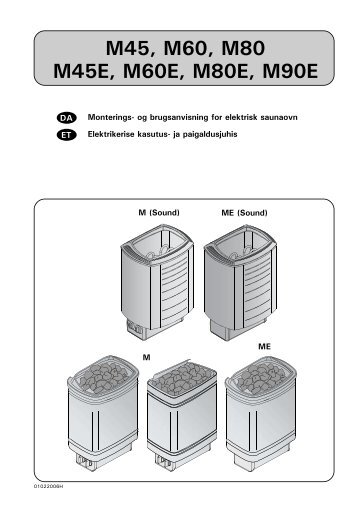 M45, M60, M80 M45E, M60E, M80E, M90E - Interbauen