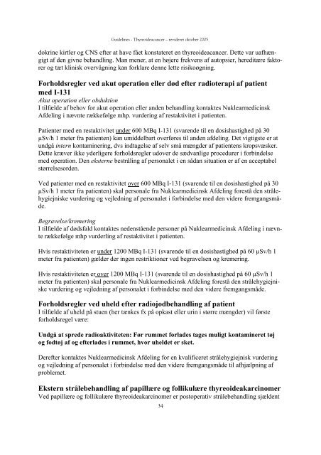 DATHYRCA guidelines - Dahanca