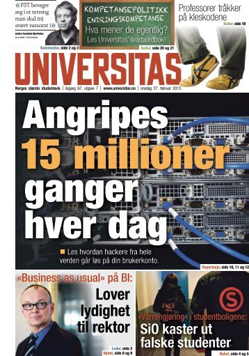 Lover lydighet til rektor - Universitas