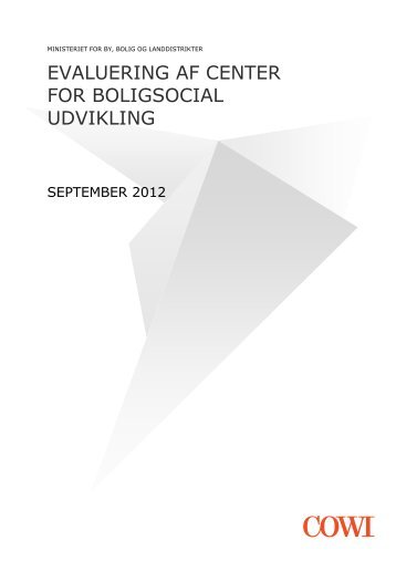 Download evalueringen - Center for boligsocial udvikling