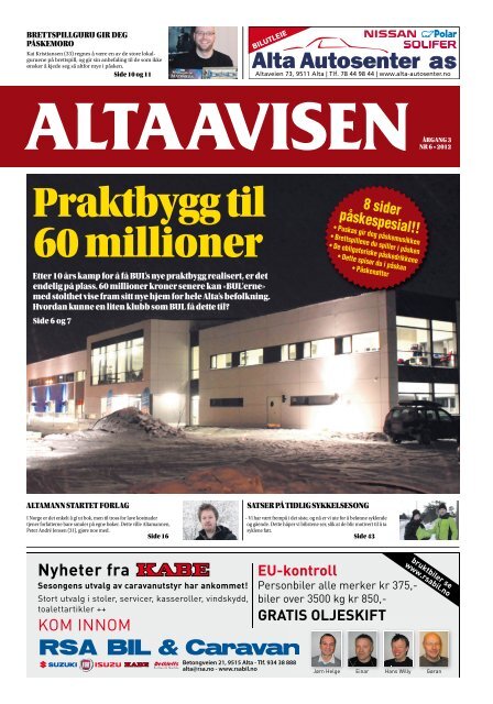 Les hele avisen gratis på PDF! - Altaavisen