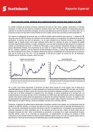 Pese a mayores ventas, márgenes de la industria ... - Scotiabank