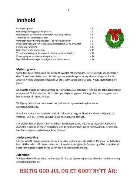 media/ring/1235/Medlemsinfo nr 3 2010.pdf - Norsk ...