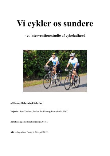 Vi cykler os sundere (speciale) - Kræftens Bekæmpelse