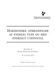 Harmoniske afbildninger af endelig type og med ... - CP3-Origins