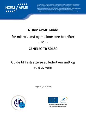 (SMB) CENELEC TR 50480 Guide til Fastsettelse av ... - Normapme