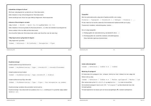 Struktureret tekstbehandling med Word - SCIENCE