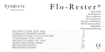 Flo-Rester® - Synovis Surgical Innovations