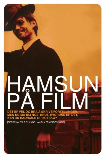 studiehefte om Knut Hamsun - Filmweb