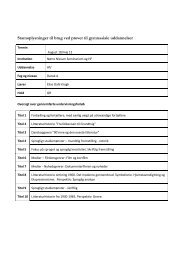 Side 1 af 6 Undervisningsbeskrivelse Stamoplysninger til brug ved ...