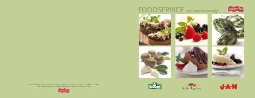 FOODSERVICE sortimentsoversigt - Scandic Food