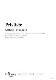 Her kan du hente den norske prisliste som pdf - St. Hippolyt