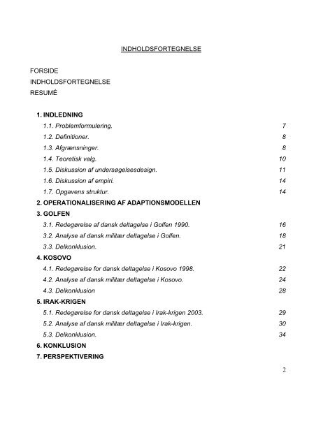 Dansk sikkerhedspolitik efter Den Kolde Krig