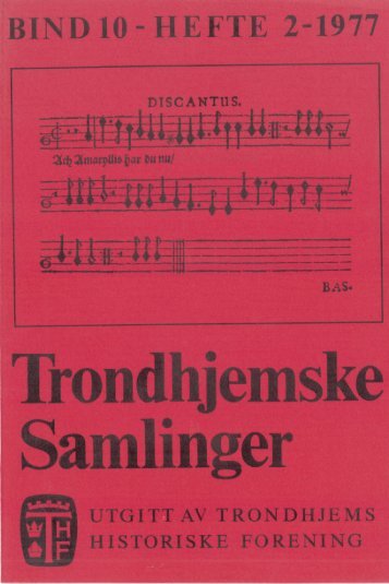 trondhjemske samlinger