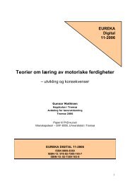 Paper til PhD-kurset - Universitetet i Tromsø