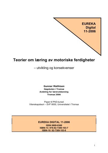 Paper til PhD-kurset - Universitetet i Tromsø