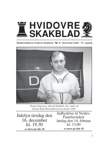 HVIDOVRE SKAKBLAD - Hvidovre Skakklub